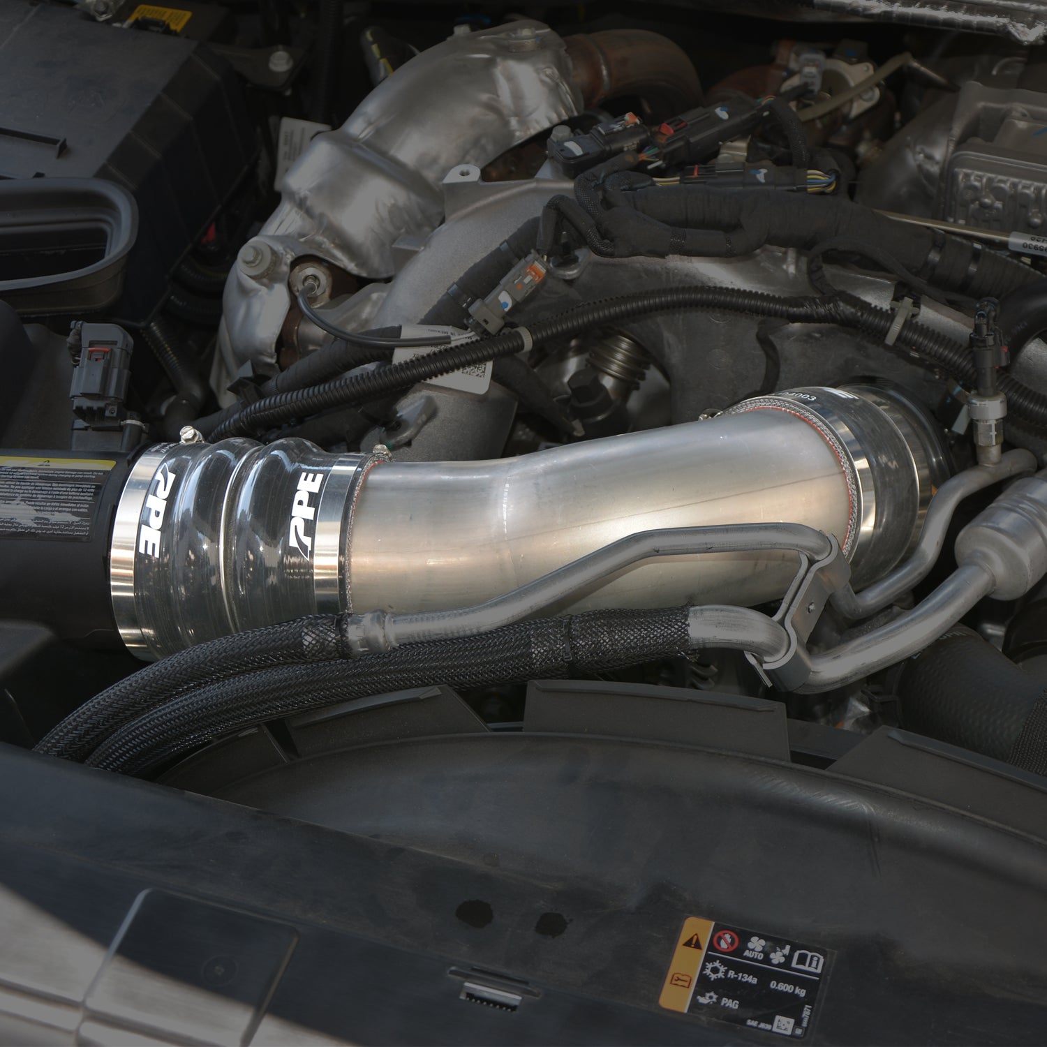 2020-2023 GM 6.6L Duramax Turbo Inlet Upgrade Kit Polished PPE Diesel - Image 2