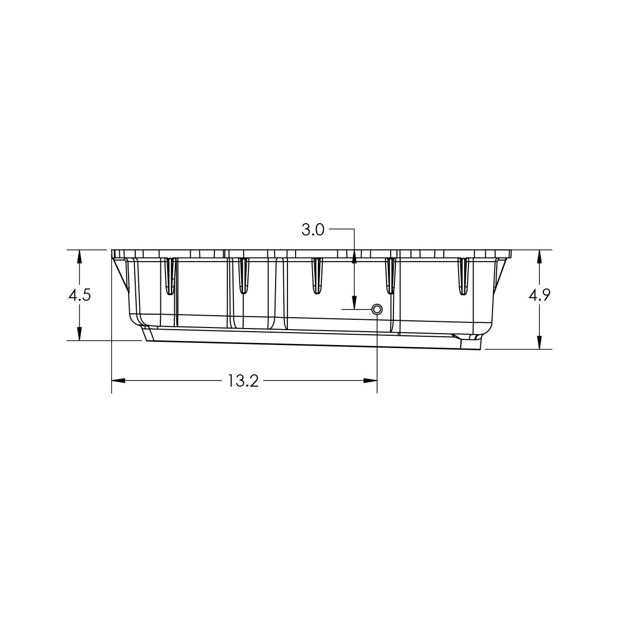 Deep 10L80 Transmission Pan GM 3.0L Duramax 2020-2023 Black - Image 3