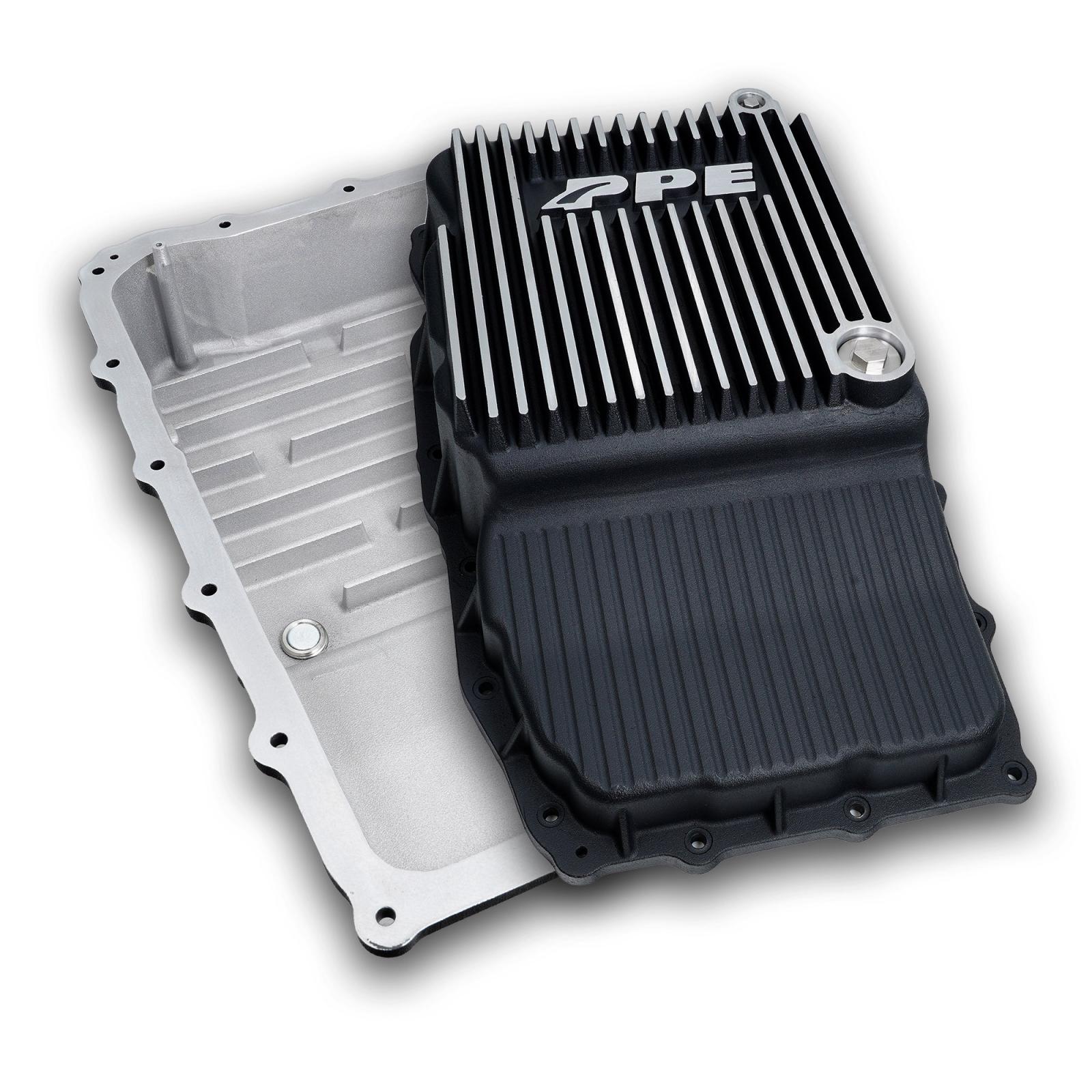 2018-2020 GM w/ 10L80 Transmission Heavy-Duty Cast Aluminum Transmission Pan Brushed