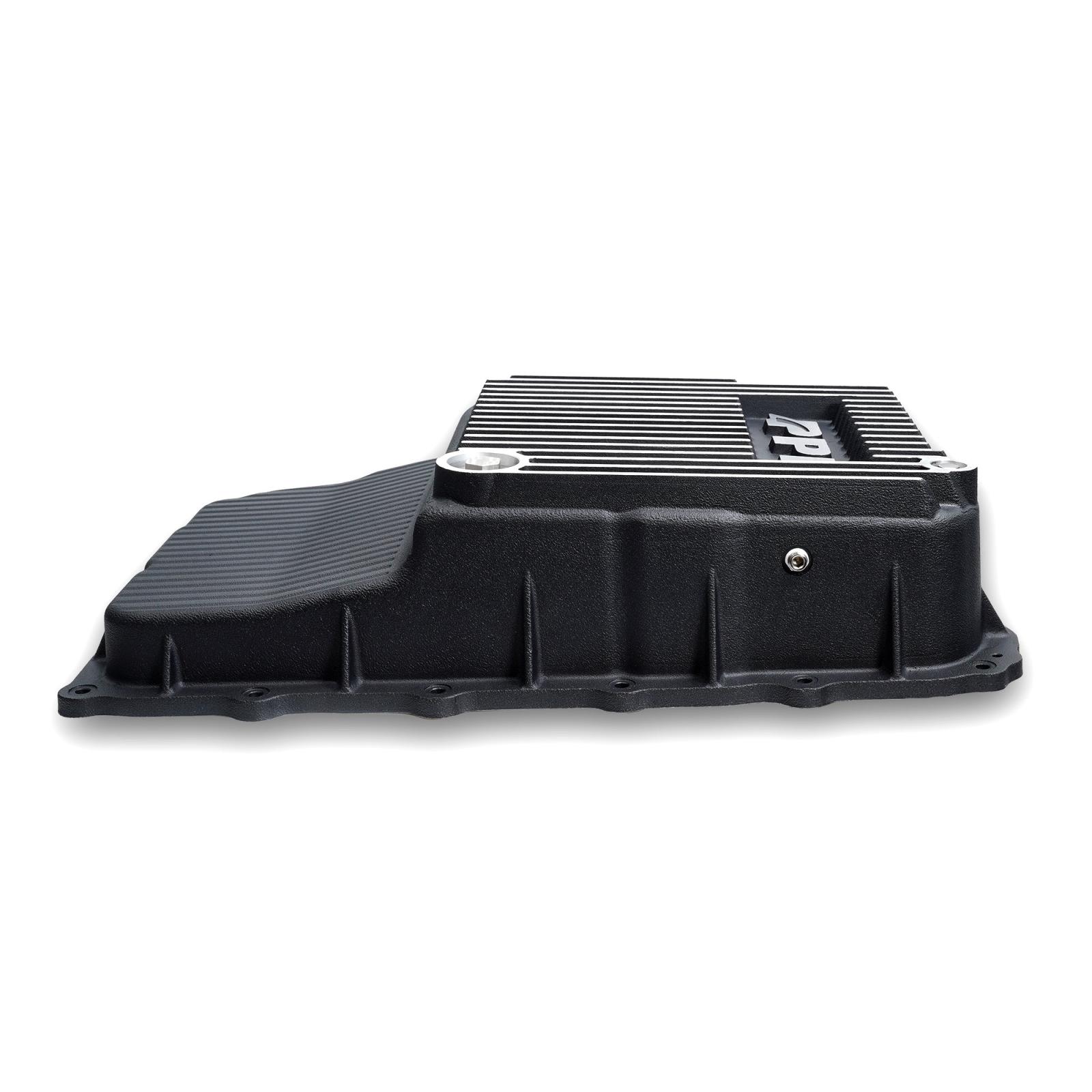 2018-2020 GM w/ 10L80 Transmission Heavy-Duty Cast Aluminum Transmission Pan Brushed - Image 3