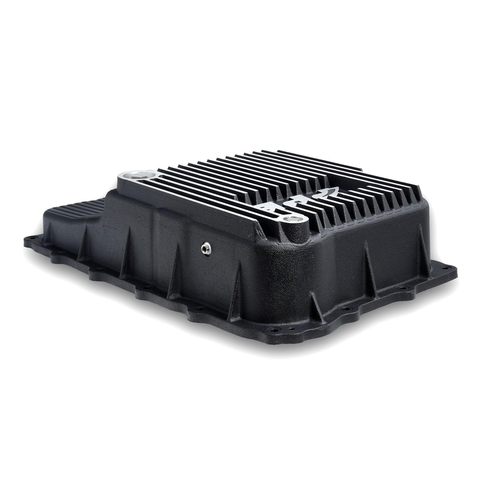 2018-2020 GM w/ 10L80 Transmission Heavy-Duty Cast Aluminum Transmission Pan Brushed - Image 4
