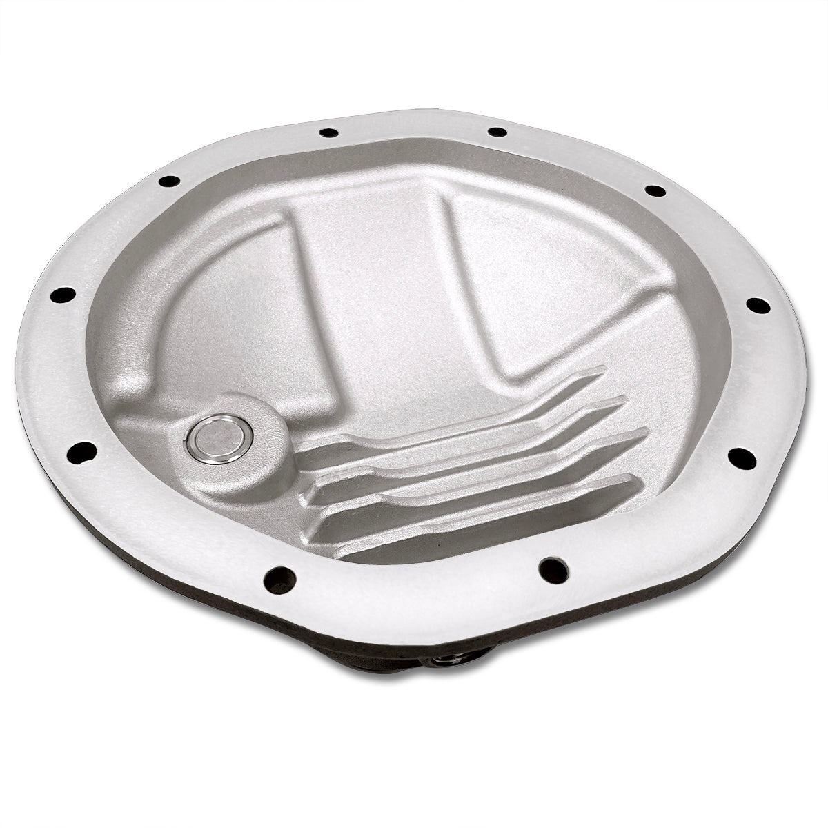 1972-2013 GM K1500 8.5 Inch -10 Heavy-Duty Aluminum Rear Differential Cover Brushed - Image 5