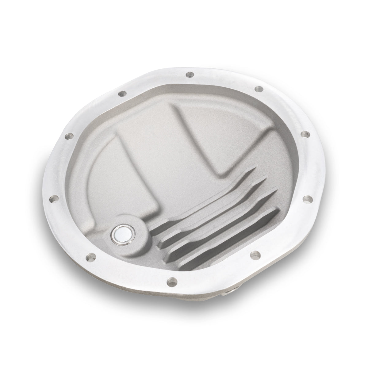 1972-2013 GM K1500 8.5 Inch -10 Heavy-Duty Aluminum Rear Differential Cover Brushed - Image 6