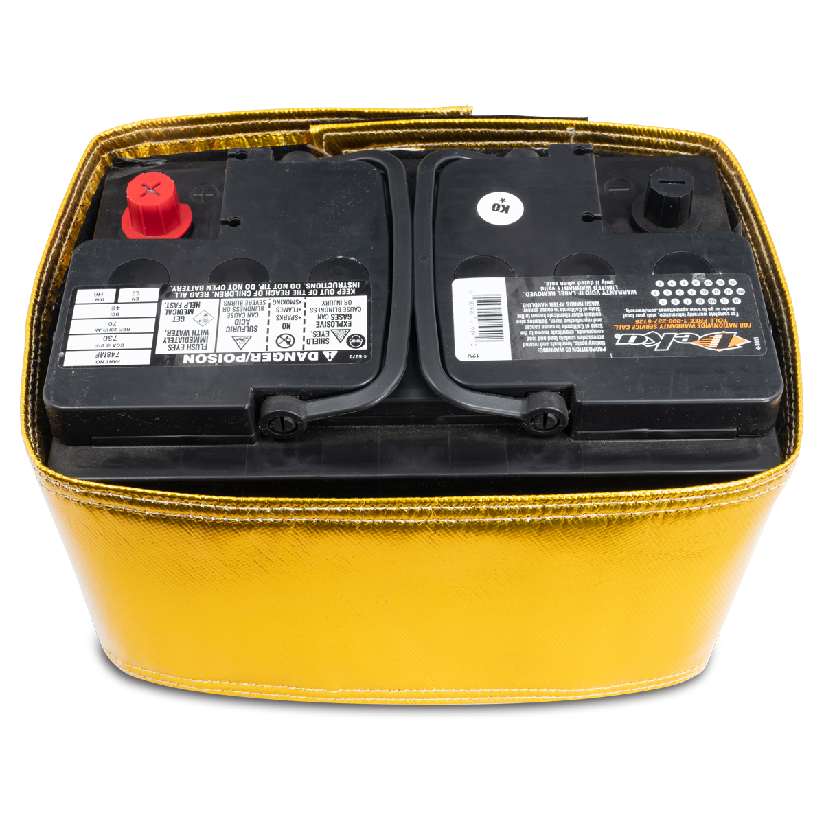 Heat Shield Battery Side Post Gold - Image 2