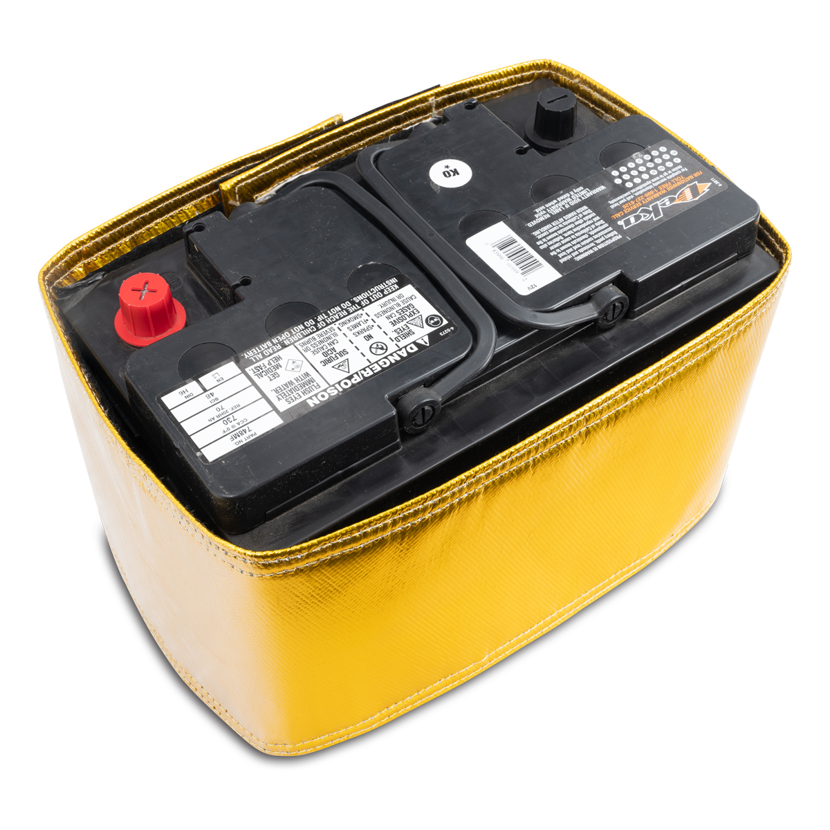 Heat Shield Battery Side Post Gold - Image 3