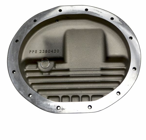Heavy Duty Cast Aluminum Front Differential Cover 15-17 Ram 2500/3500 HD Black PPE Diesel - Image 2