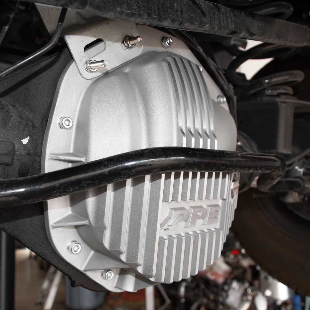 2019-2022 RAM HD 6.4L/6.7L 11.5 Inch /11.8 Inch -14 Heavy-Duty Cast Aluminum Rear Differential Cover Brushed PPE Diesel - Image 4