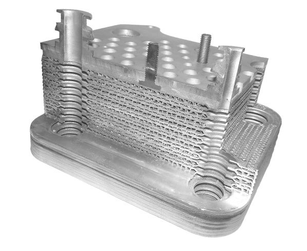 Oil Cooler W/ Gasket Kit Ford 6.0L 03-07 PPE Diesel - Image 3