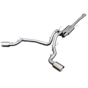 Exhaust Cat Back Ford F150 (2009-2014) Polished Tube Polished Tips