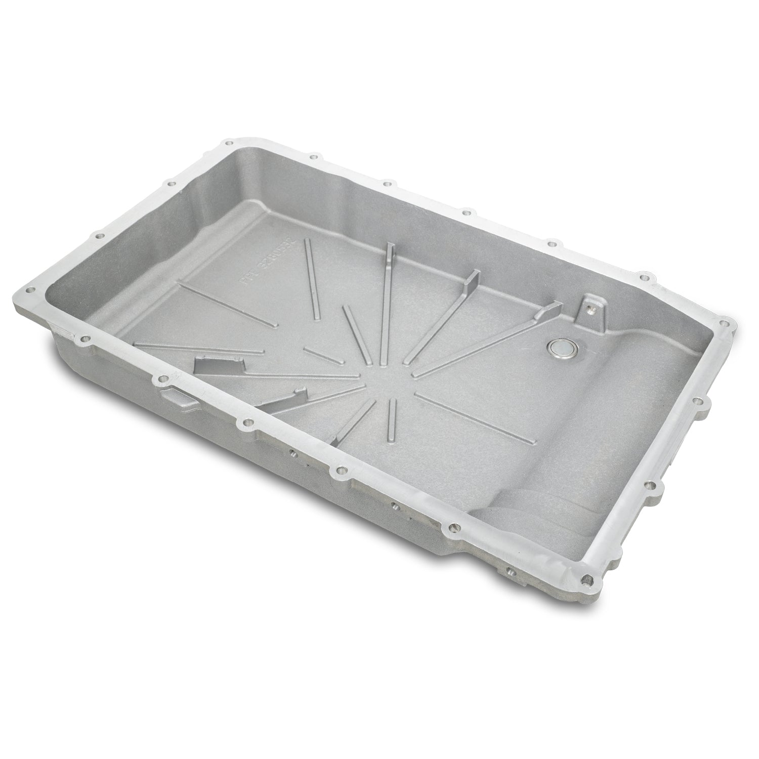 Ford 10R80 Shallow Pan 2017-2022 Black Heavy-Duty Cast Aluminum Transmission Pan - Image 2