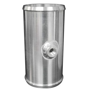 Billet Aluminum Coupler 1/8 Inch Npt 2.5 Inch OD X 5.0 Inch Long PPE Diesel